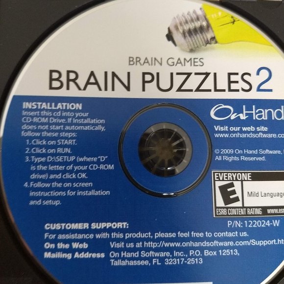 Brain Games Brain Puzzles on CD - Picture 3 of 4
